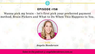 Wanna pick my brain – let’s first pick your preferred payment method. Brain Pickers and What to Do When This Happens to You.
