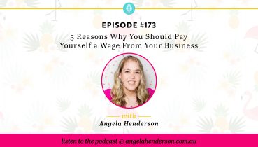 Pay yourself a wage
